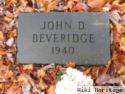 John D Beveridge