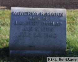 Minerva Kohl Mann Dunlap