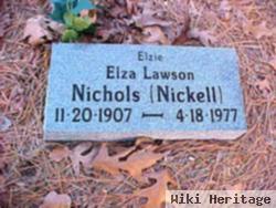 Elza Lawson "elzie" Nichols