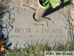 Bette J Thorpe