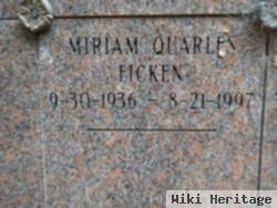Miriam Quarles Ficken
