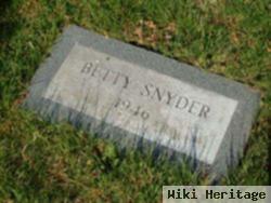 Betty Snyder