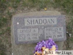 Phyllis M Dewing Shadoan