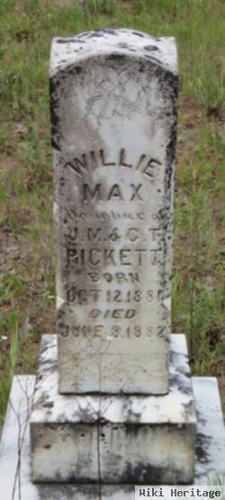 Willie Max Pickett