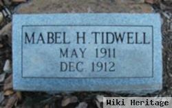 Mabel H Tidwell