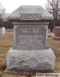 John W Mccoy