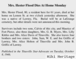 Hester Easter Griffis Flood