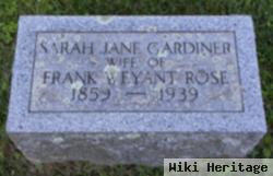 Sarah Jane Gardiner Rose