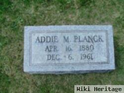 Addie M. Planck