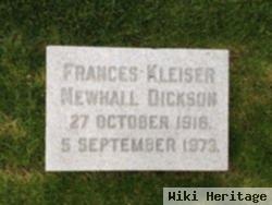 Frances Kleiser Newhall Dickson