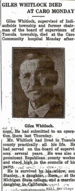 Giles W Whitlock