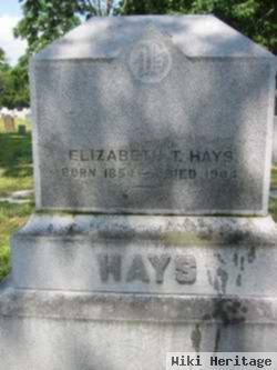 Elizabeth T Hays