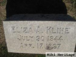 Eliza A Kline