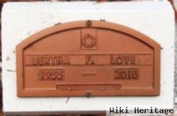 Bertha F. Love