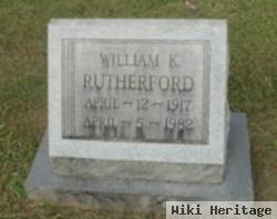 William K Rutherford