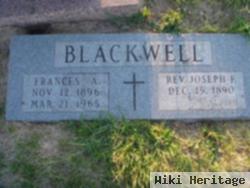 Rev Joseph Franklin Blackwell