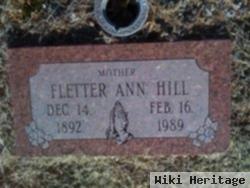 Fletter Ann Robison Hill