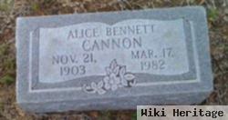 Alice Bennett Cannon