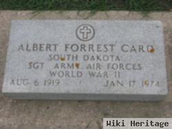 Sgt Albert Forrest Card