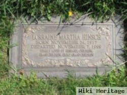 Lorraine Martha Hinsch