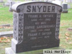 Frank F Snyder