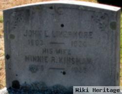 Minnie R Kinsman Livermore