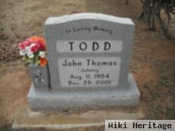 John Thomas "johnny" Todd