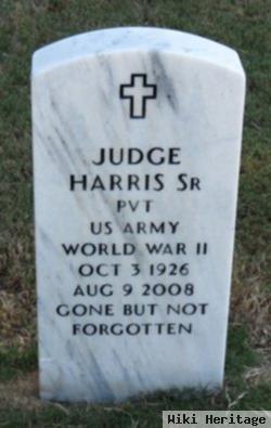 Pvt Judge Harris, Sr