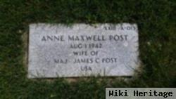 Anne Maxwell Pultz Post