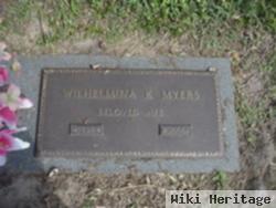 Wilhelmina K Myers