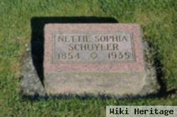 Anjenette Sophia "nettie" Gilbert Schuyler