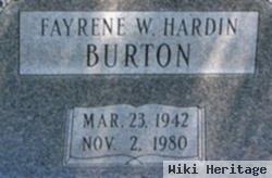 Fayrene W. Burton