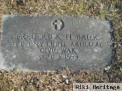 Pvt Frederick H. Brier