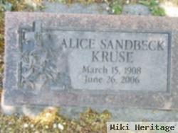 Alice "sandbeck" Kruse