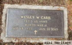 Wesley W. Carr, Jr