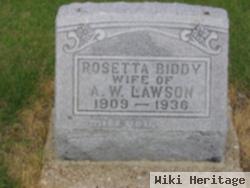 Rosetta Biddy Lawson