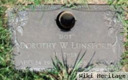 Dorothy W. "dot" Lunsford