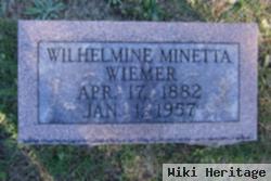 Wilhelmine Minetta Wiemer