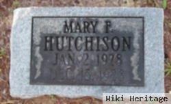 Mary F Hutchison