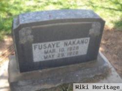 Fusaye Nakano