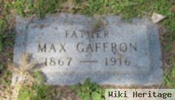 Max Gaffron