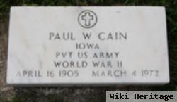 Paul W. Cain