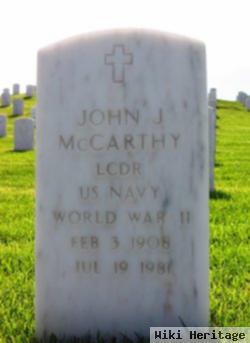 Lcdr John J Mccarthy