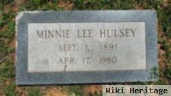 Minnie Lee Hutchings Hulsey