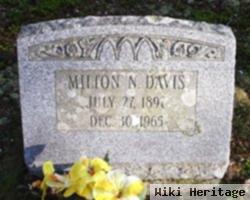 Milton N Davis