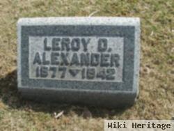 Leroy Delno Alexander