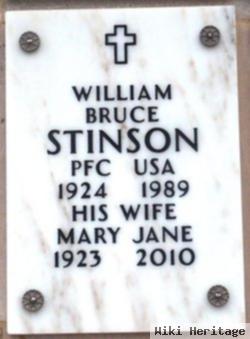 Pfc William Bruce Stinson