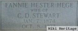 Fannie Hester Hege Stewart