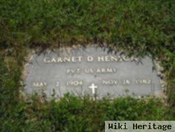 Garnet Dewey Henson