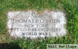 Thomas E O'brien, Sr